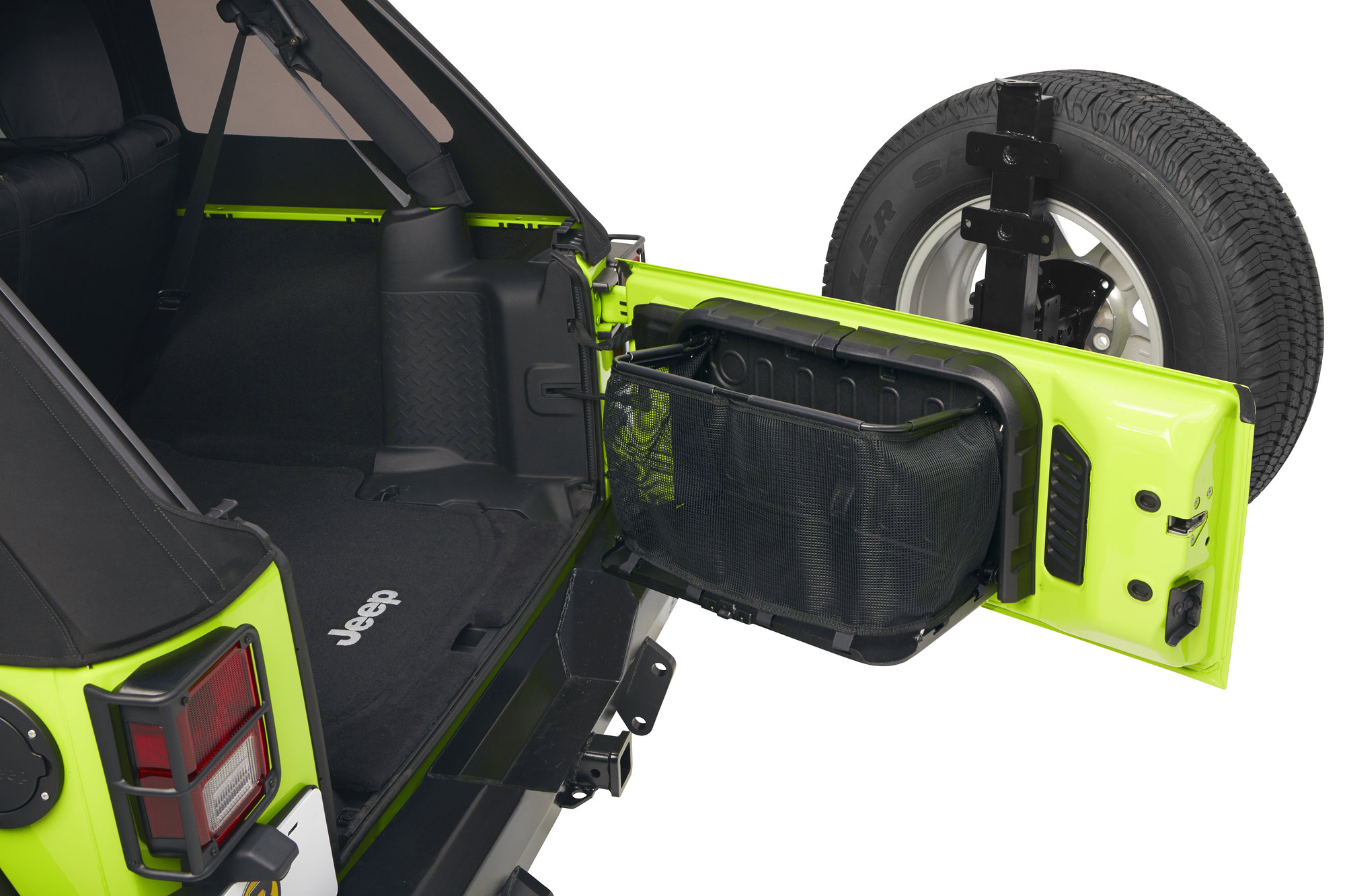Bestop 54140-01 Roughrider Tailgate Shelf for 07-18 Jeep Wrangler